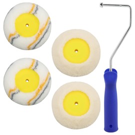 Corner Edger Paint Roller Corner Paint Roller Drywall Corner Roller Tool Corner Paint Roller Kit Paints Edger Corner Paint Roller Tool for Home Office Wall