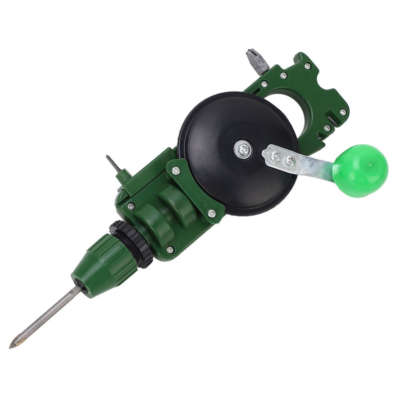 Multifunctional Hand Crank Drill Knife Sharpener Glass Cutter ABS Tool