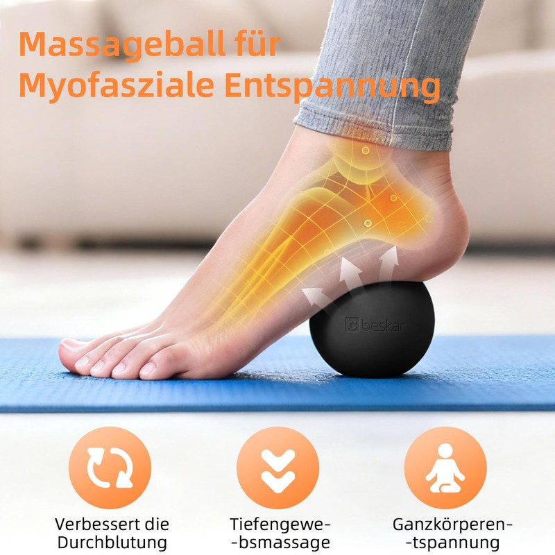 Massage Lacrosse Balls for Myofascial Relaxation Trigger Point Therapy