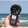 Hand Anemometer Digital Barometer, INFURIDER YF-866BWM Compact Wind Gauge, Wind