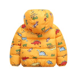 Srkrando Toddler Hoodie Baby Fleece Jacket Boys Winter Clothes Puffer Kids Coats 2T 3T