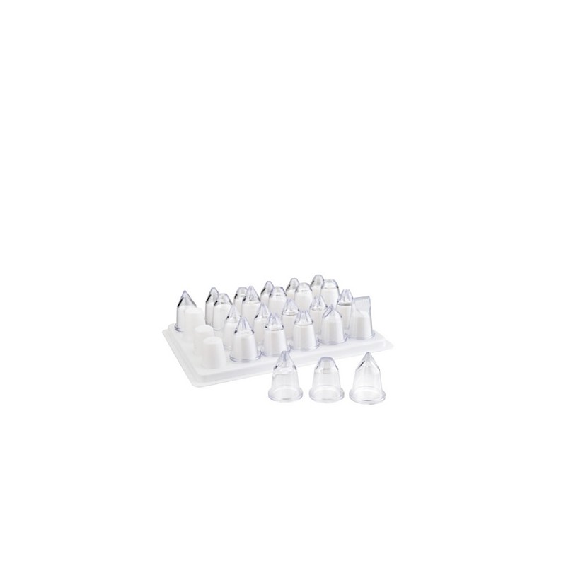 Lacor Acrylic Nozzles Set, White