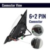CHELANGHU 6+2 Pins Side | Reverse Mirror Assembly Fit for