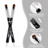 4PCS French Manicure Brush, Two Way Nail Art Brush with