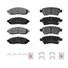 Fraxle Front and Rear Ceramic Brake Pads Set with Hardware