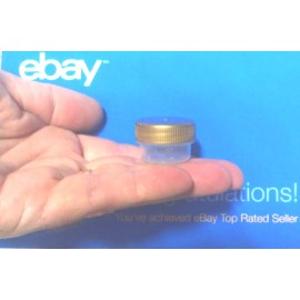 DecoJars Plastic Containers 50 USA .25oz Beauty Makeup Eyeshadow New Jars 1tsp Decojars