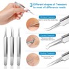 Blackhead Remover Tools, 15 PCS Pimple Popper Tool Kit, Acne