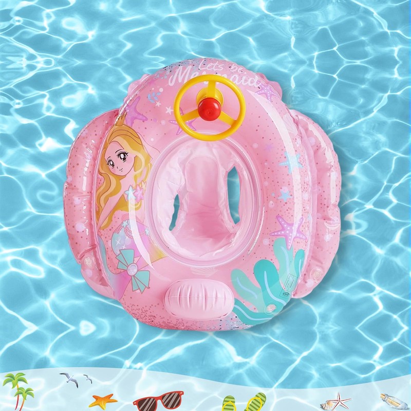 Ukiwa Children's Float, Toon Design, Baby Float, Includes Handle, Sponge