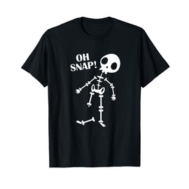 Oh Snap Broken Leg Injury Broken Bones Hospital Skeleton T-Shirt