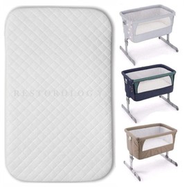 Next 2 Me Bedside crib Mattress - Super Soft & Extra Thick Foam | Compatible to Fit the Chicco Next 2 Me Crib - Washable Removable Cover - Size 83 x 50 x 5 cm - Made in UK