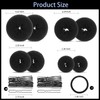 FANDAMEI Hair Bun Maker Set- 8 PCS Hair Donuts for