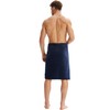 Morgenstern Changing Towel Sauna Sports Men blue 23"/60 cm long
