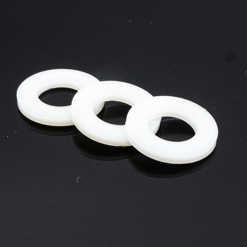 Hippo Hardware M5 (5mm) Nylon Flat Plain Washers Form A