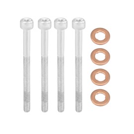 X AUTOHAUX Car Injector Clamping Screw with Washers Gasket Set A0009902907