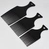 Afro Hair Comb Smooth and Stable Wide Teeth Plastic Styling