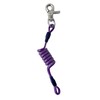 LLB SPORTS 2101 Coil Cord, Purple, S, Length: Approx. 8.3