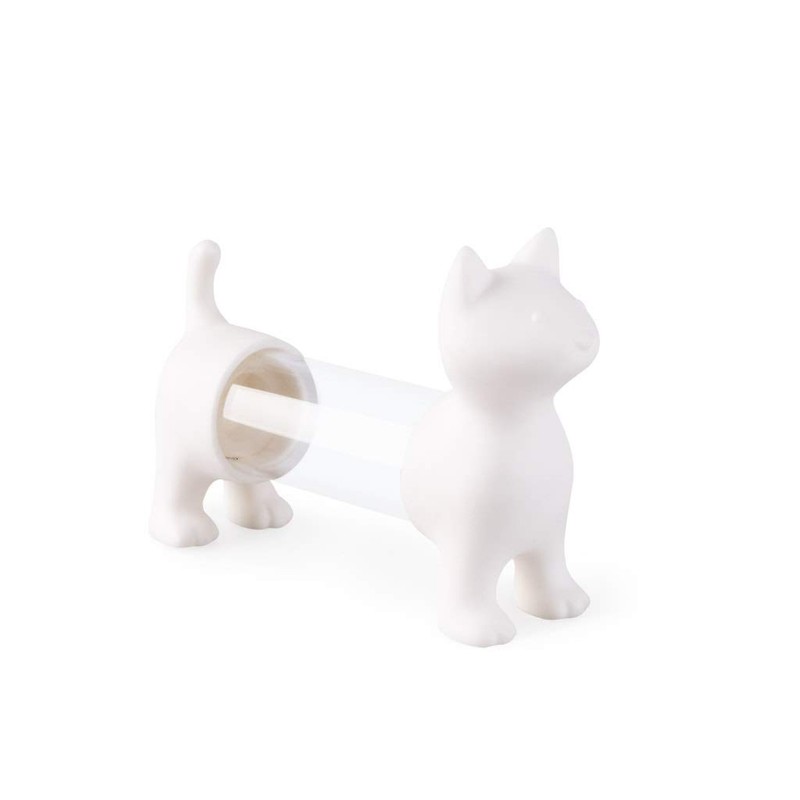 balvi Toothpick Dispenser and Salt and Pepper Shakers CAT White