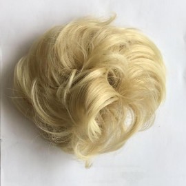 Messy Bun Hair Piece Synthetic Hair 1 Pcs Natural Curly Chignon Ponytail Fluffy Donut Updo Hair Pieces Bun Messy Hair Bun Scrunchies for Women Girls
