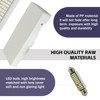 Lunwag Interior Dome Light Lens Cover/LED with LED White Blubs