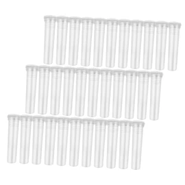 Mipcase 100Pcs Transparent Plant Vases Flower Tubes for Desktop Terrarium Elegant Floral Display Accessories for Home Office and Exhibition Decor