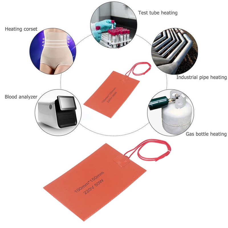 Drum Heater Fast Heating Insulating Silicone Barrel Band Heat Pad