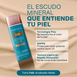 Colorescience Flex Fair Sunforgettable Total Protection Face Shield Protector Solar Facial Mineral Color Spf Skin Care Niaminacida Bloqueador