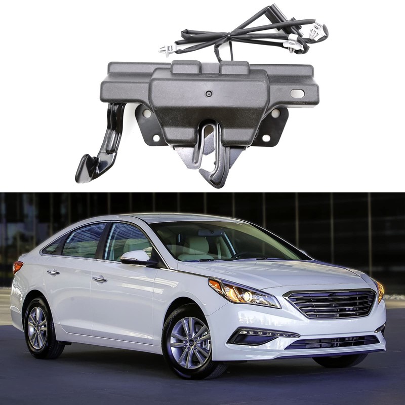 Hood Lock Latch Replacement for 2015-2017 Hyundai Sonata 2.0L 2.4L,