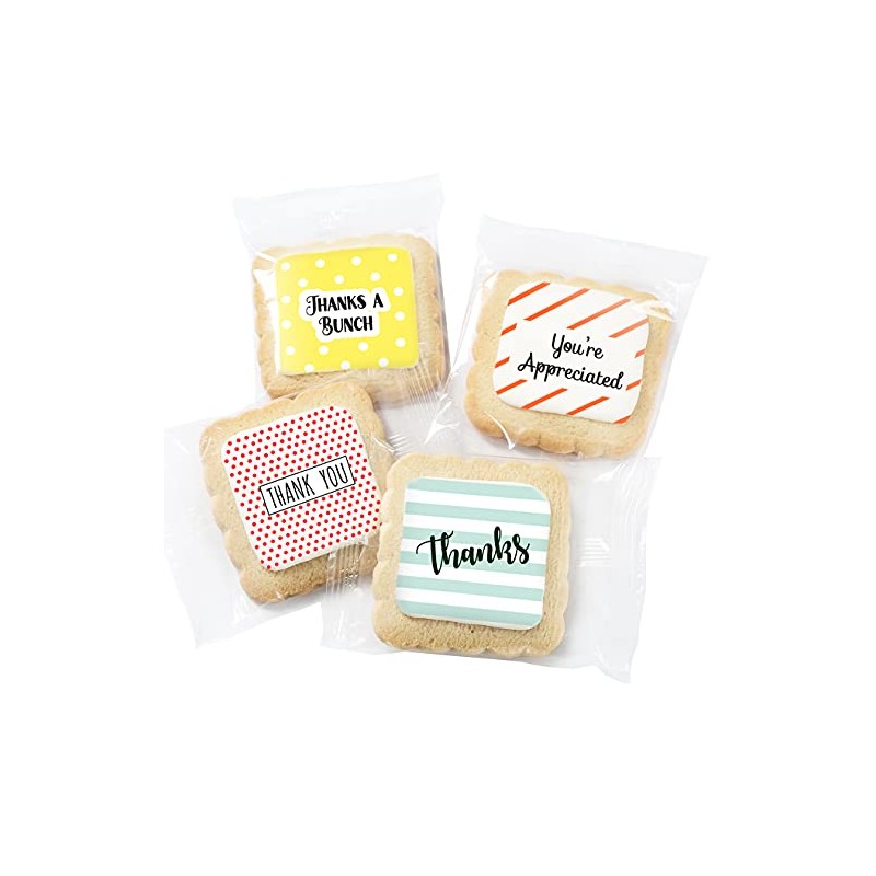 Thank You Cookies 24 Pack | Appreciation Cookies | Individually