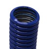 12" Universal Stainless Steel Radiator Hose Kit Blue Compatible with