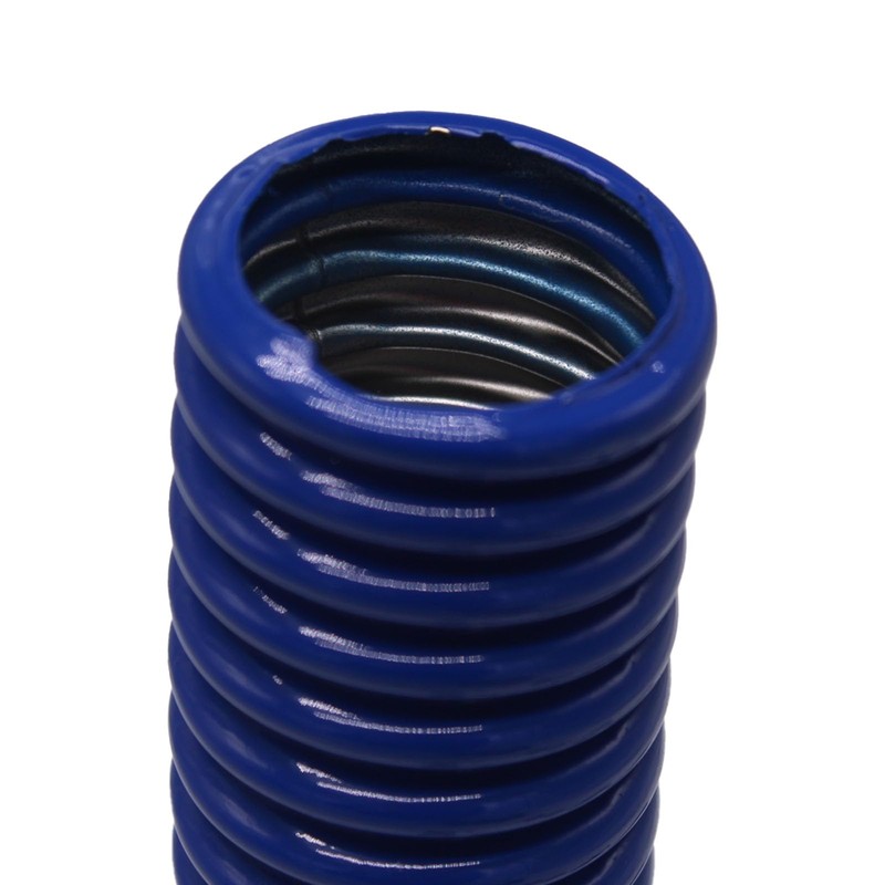 12" Universal Stainless Steel Radiator Hose Kit Blue Compatible with