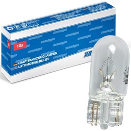XENOHYPE 10x W3W Premium T10 12 V 3 Watt Glass Base Lamp
