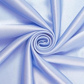 Crepe Back Satin Bridal Fabric Drapery Soft 60" Inches by The Yard (1 Yard, Dark Blue)