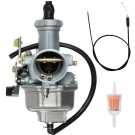 YJGZSVK Carburetor For Honda TRX250X 2x4 Recon 250 TRX250 XL100S XR100R XR100 CRF100F CRF50F ATC200 ATC200S ATC200X ATC200M ATC185 ATC185S Throttle Cable