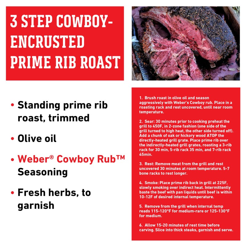 Weber Cowboy Seasoning, 3.2 oz