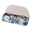 Pearl Eyeglass Case, Eyeglass Case, Semi-Hard Case, Magnetic, Unisex, Flower