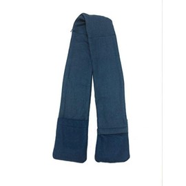 Mystiqueshapes Thermal Scarf with Microwavable Heat Pack (Onesize, Blue)