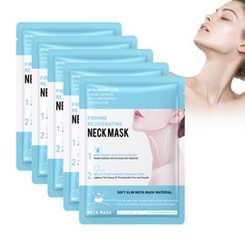 5 Stück Neck Firming Anti-Aging Halsmaske Für Straffe Haut – Intensive Halsstraffungsmaske 360° Hals-Und Dekolleté-Pflege Reduziert Doppelkinn & Halsringe – Sofort Straffungseffekt – Unter Make-Up