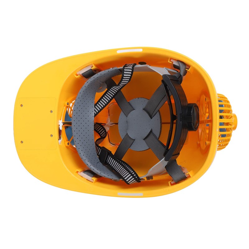 Miskall Hard Hat, Smart Construction Hard Hat, Double Fan Helmet