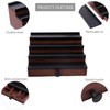 Fengligoo Cologne Organizer for Men - 4 Tier Brown Black