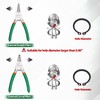 SPEEDWOX 2 Pcs Circlip Pliers Set, 5-Inch External Snap Ring