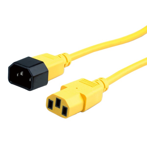 ROLINE power cable with IEC connector IEC320 C14 connector /