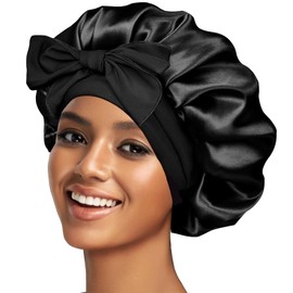 Silk Bonnet for Women Satin Bonnet for Sleeping Night Cap for Curly Hair