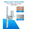 WENHUALI Wall Mount Gate Hinges 2 Pack Farm & Chain