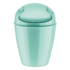 Koziol Swing-Top Wastebasket DEL XS, spa turqoise