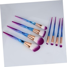 Mikinona 8-piece Makeup Brush Set Professional Cosmetics Brush Kit Nylon Bristles Ideal for Women Ladies