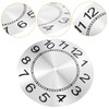 TEHAUX Replacement Round Clock Dial Panel DIY Clock Part with