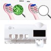 UV Toothbrush Holder with 1200mAh Battery Smart Induction Wall Mount