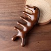 C-Type Wooden Head Massage Comb Scalp Massager 2ea