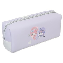 My Melody Kuromi [Pen Pouch] Box Pen Case/Cute Battle Sanrio, purple, Casual