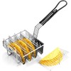 Zjyufy Taco Frying Basket, Taco Holder for 4 Tacos, 4